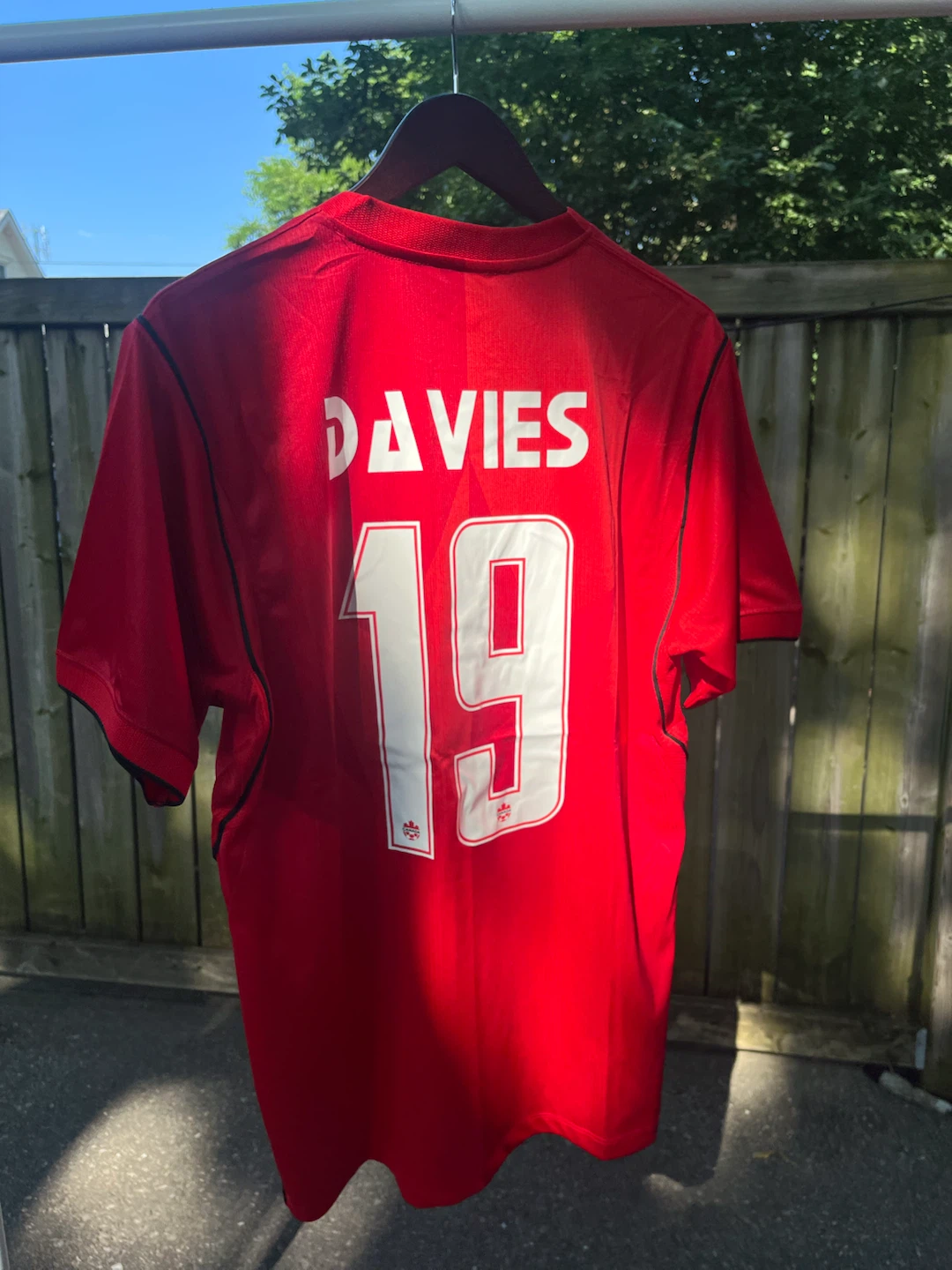 Canada Soccer Jersey 19 Davies Nike Men's Size Medium - photo 2