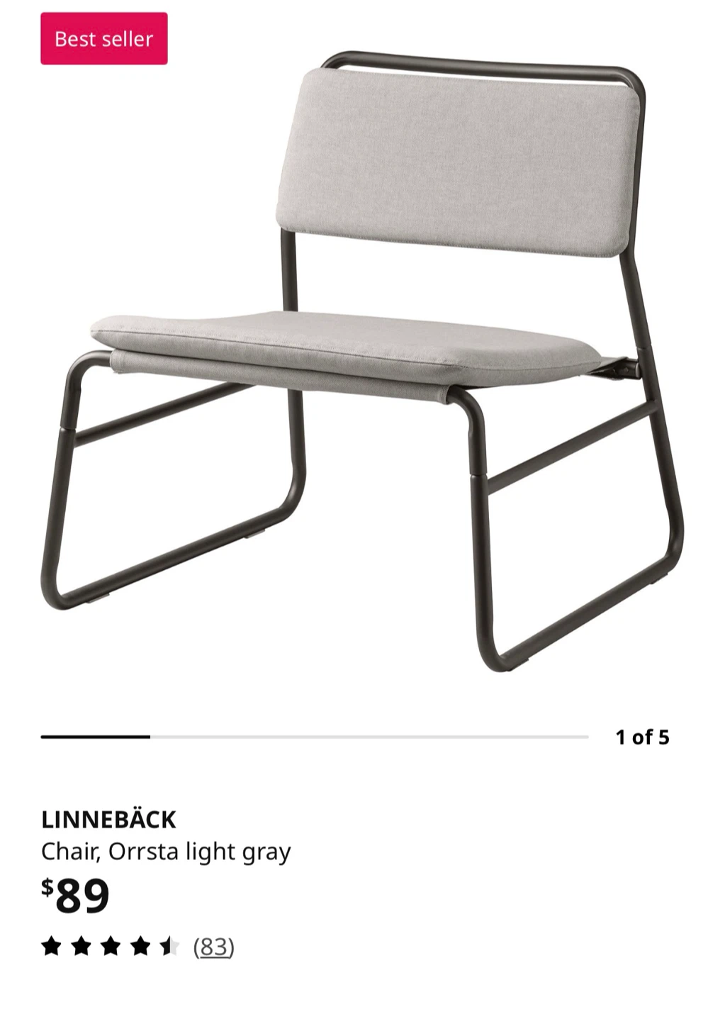 Ikea longer chair - photo 4