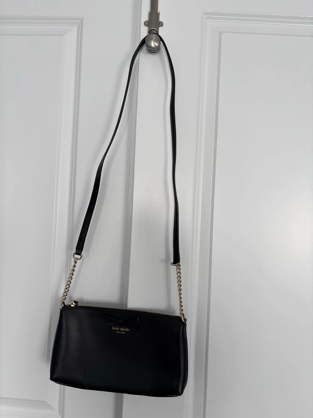 Kate Spade Black Leather Crossbody Bag