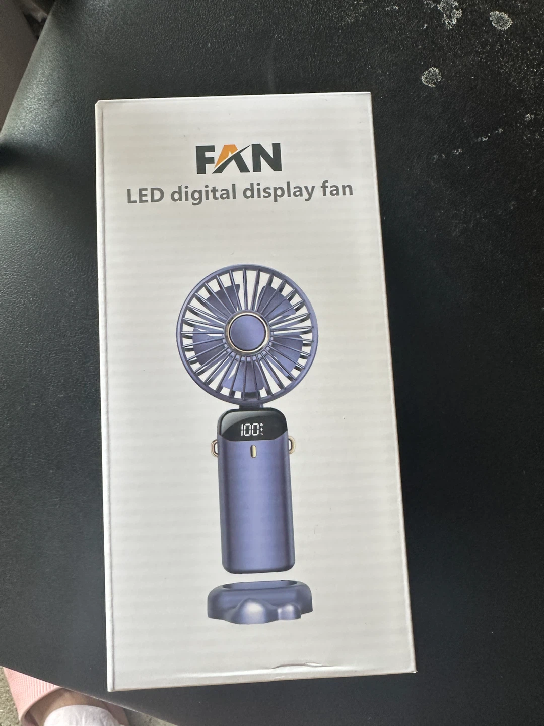 FAN LED Digital Display Fan BLUE WHITE GREEN PINK