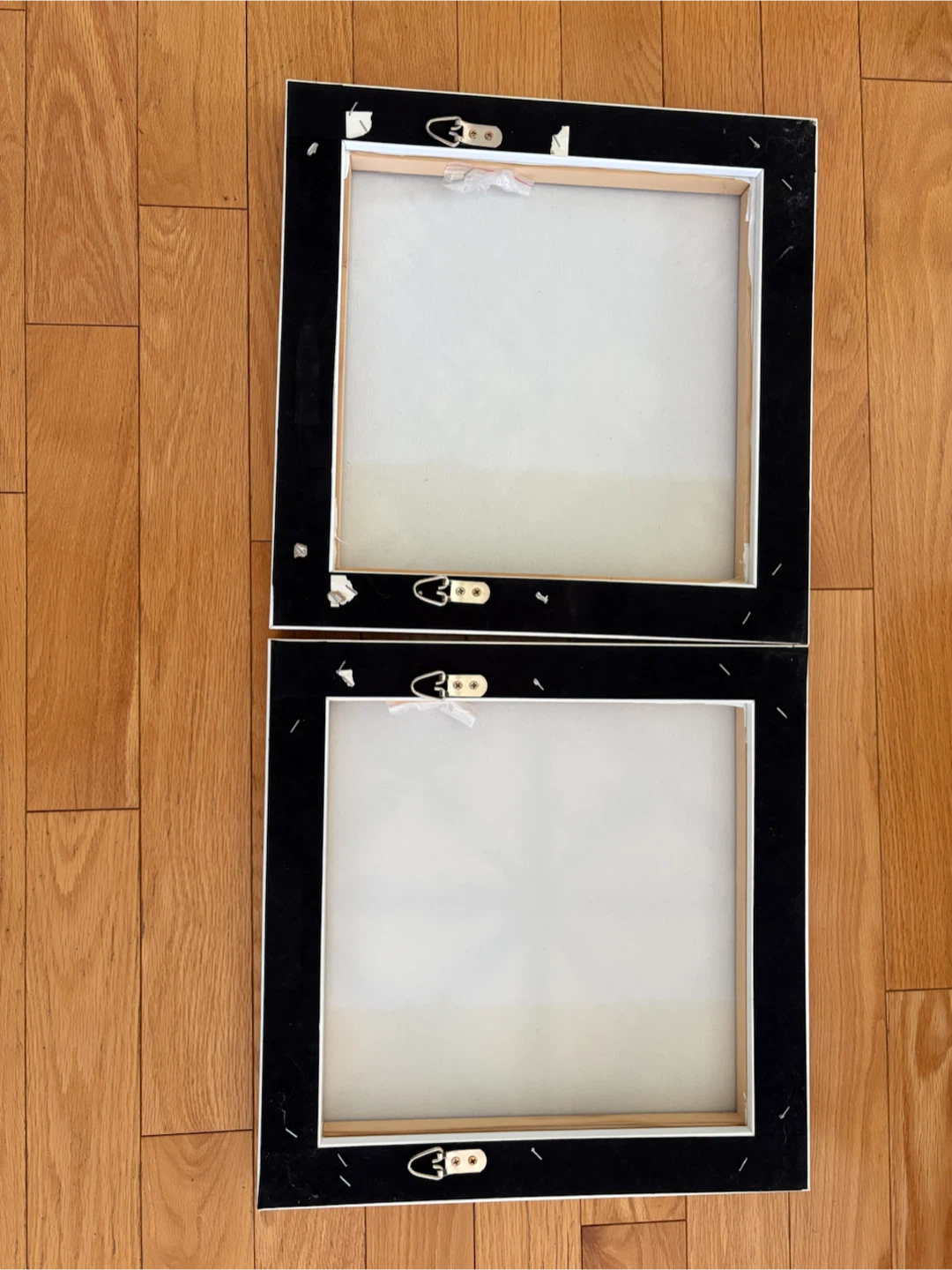 Set of 2 Framed Shibori Tie-Dye Wall Art - photo 2