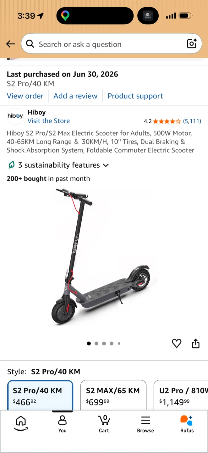 Electric scooter Highboy S2 - photo 3