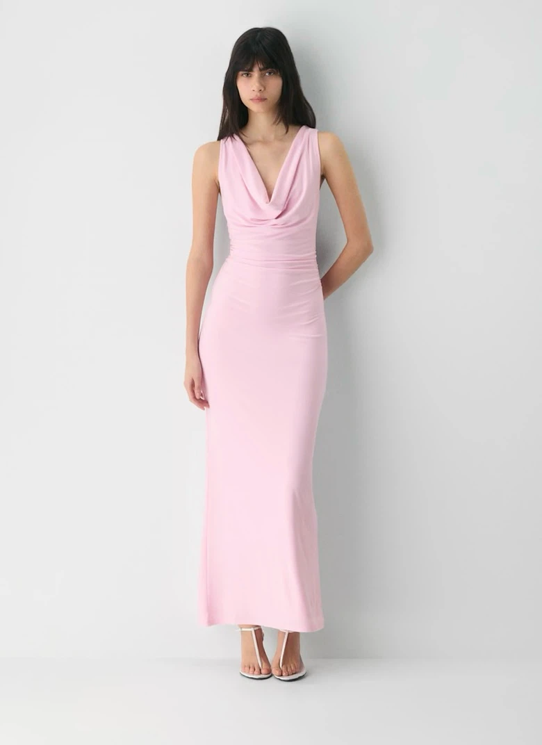 Aritzia Tango Dress - Milkshake Pink