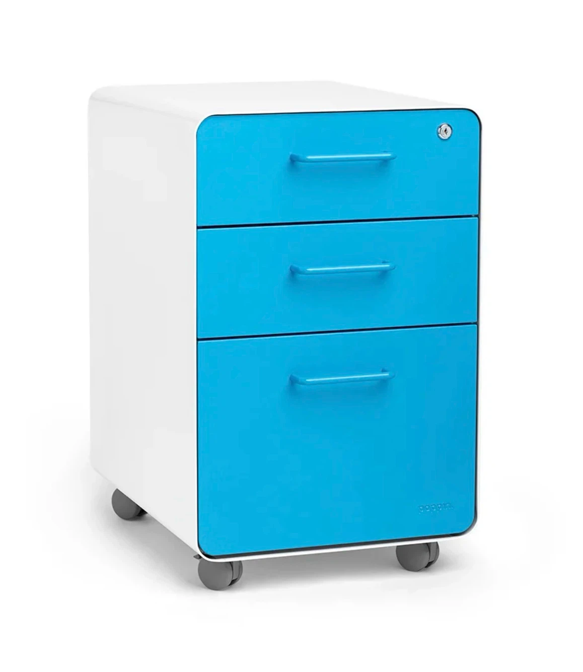Poppin Stow 3-Drawer Mobile File Cabinet