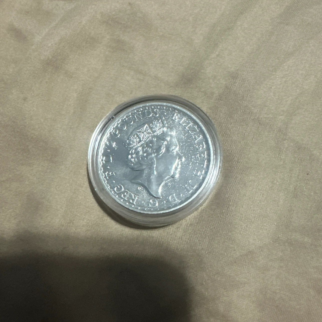 1 oz Fine Silver Britannia Coin - photo 2