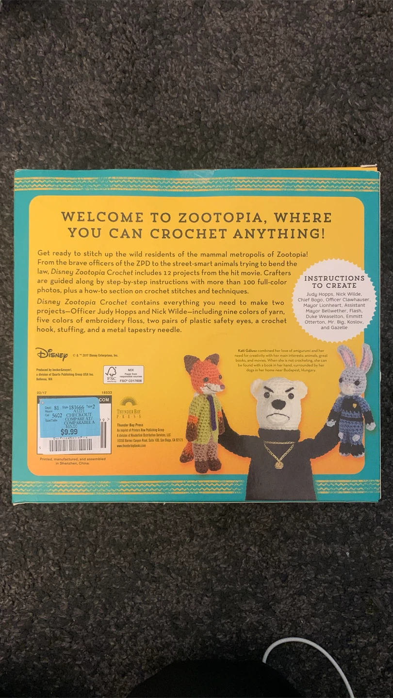 Disney Zootopia Crochet Kit - photo 2