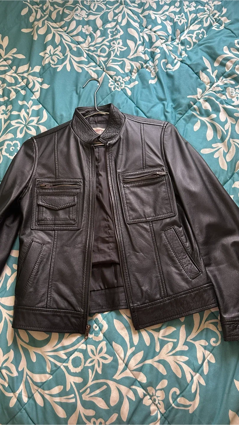 Black Leather Jacket - photo 2