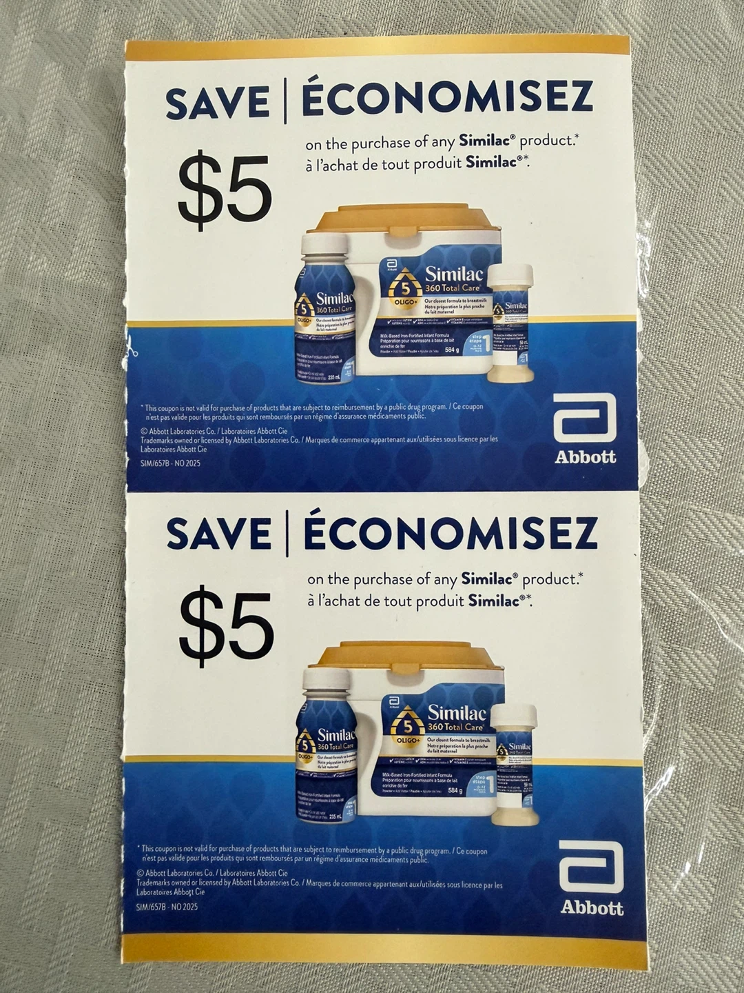 $5 off Similac coupon