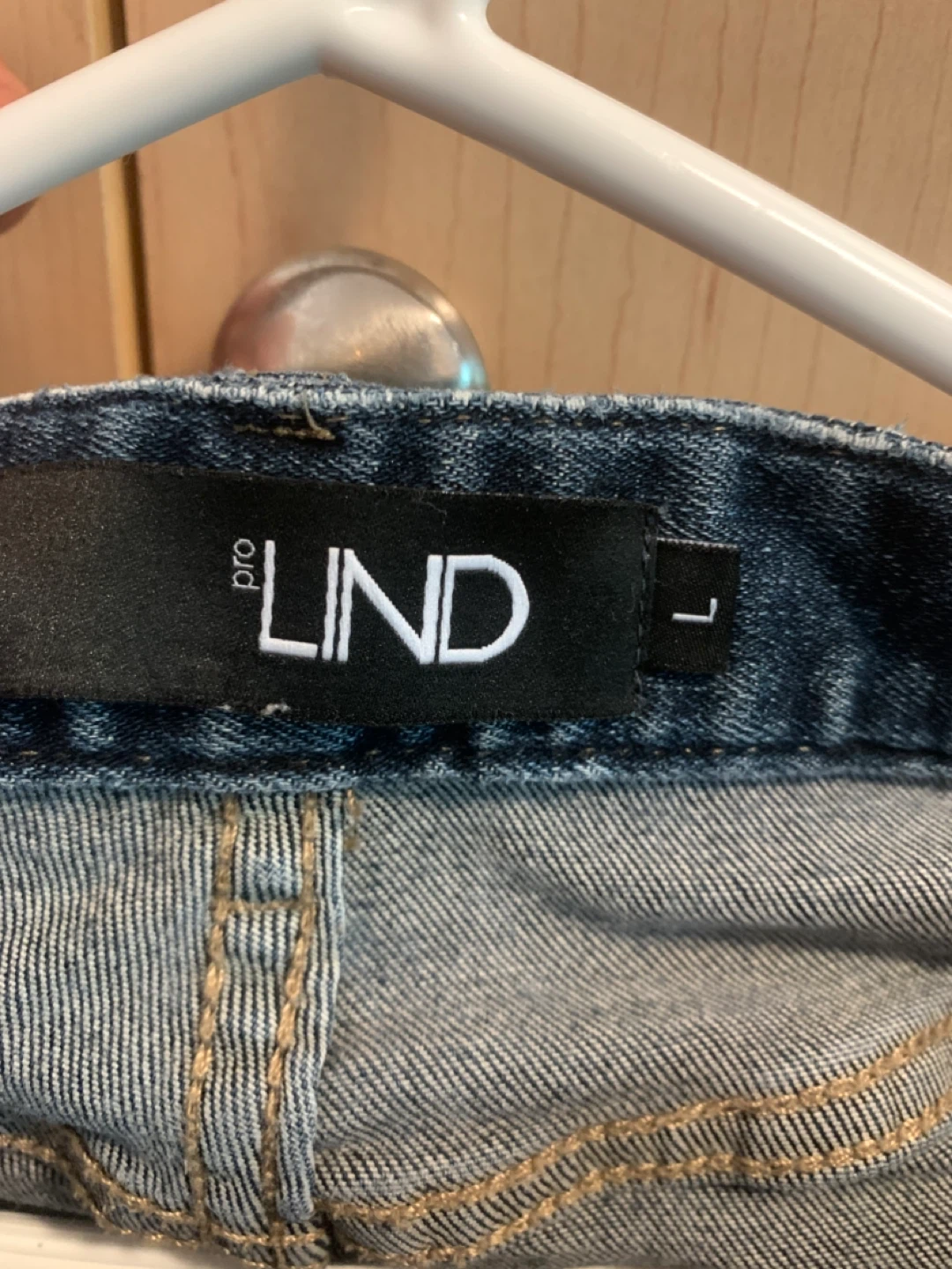 Size M Distressed Skinny Jeans with Raw Hem - photo 3