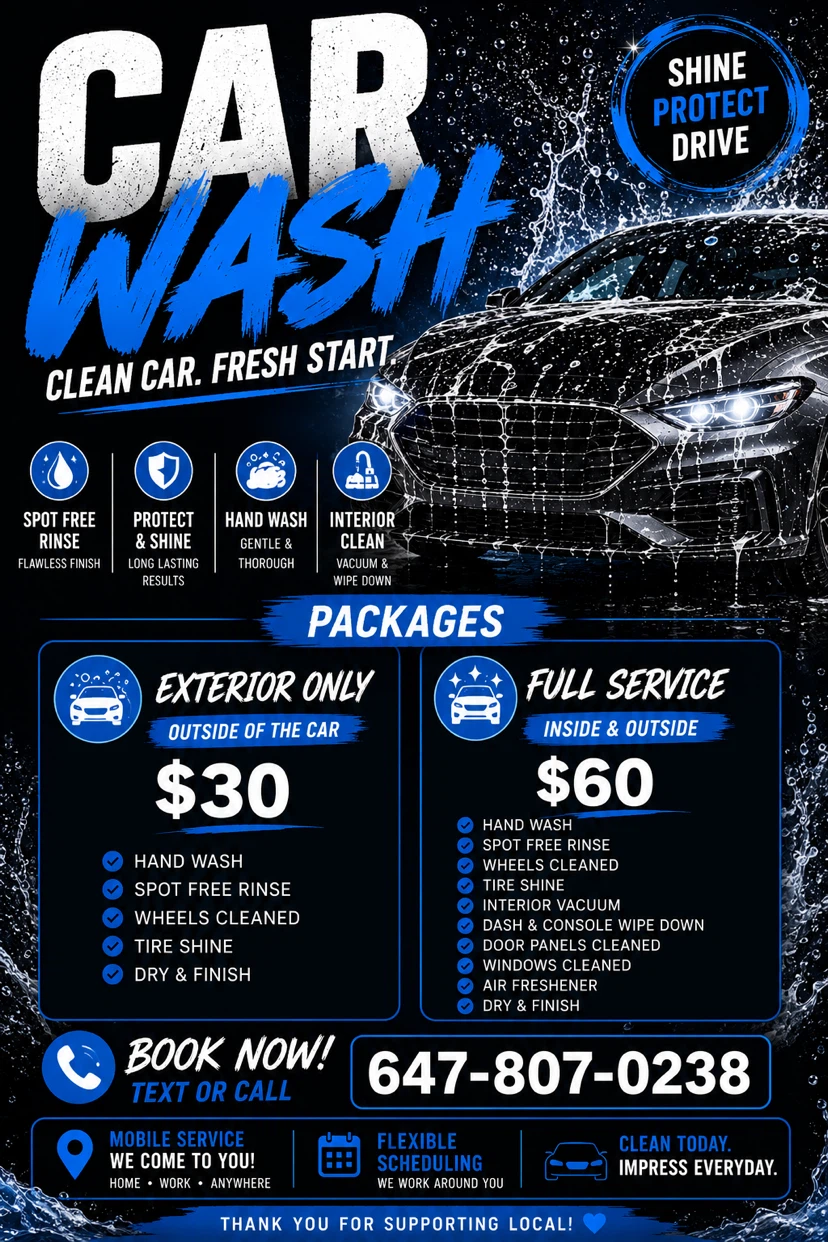 Car Wash Service - Exterior or Full Detail - photo 2