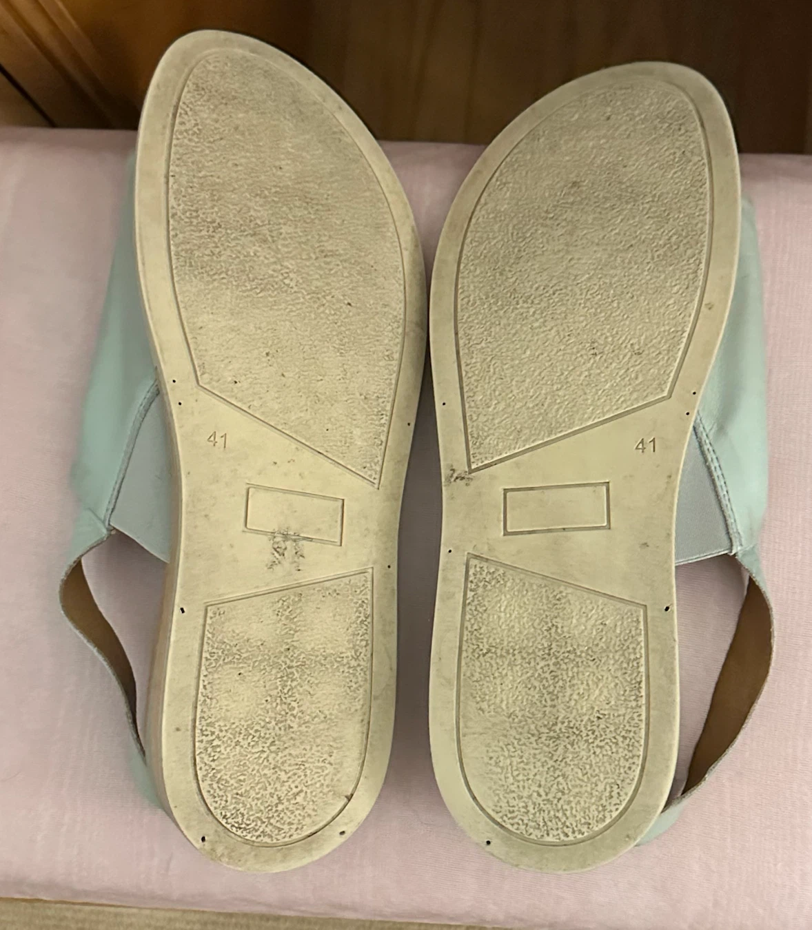 Light Blue Slingback Sandals - Size 41 - photo 2