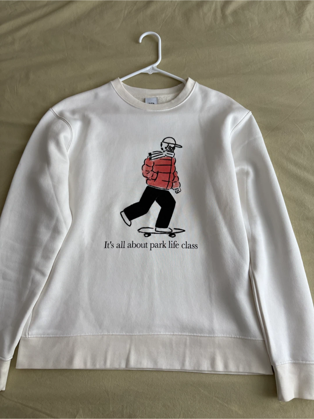Zara White Sweatshirt