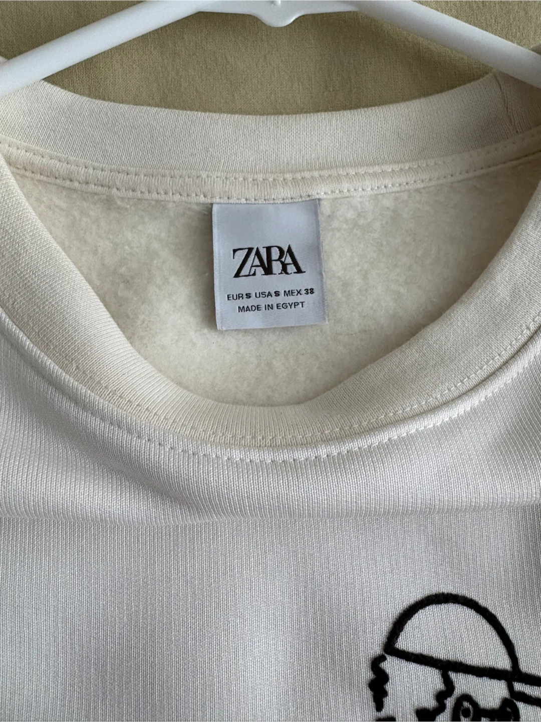 Zara White Sweatshirt - photo 3