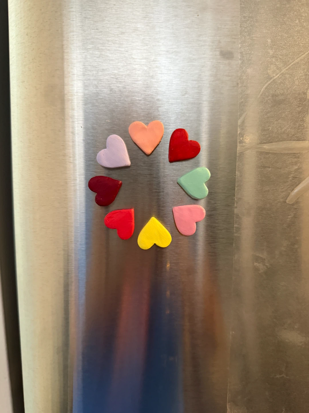 Heart Shaped Magnets - Set of 9