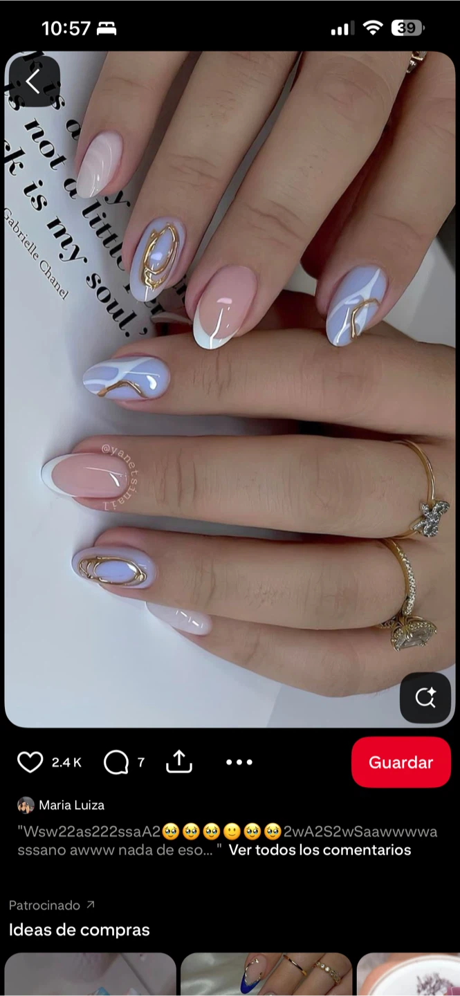 French Tip & Abstract Nail Art Set