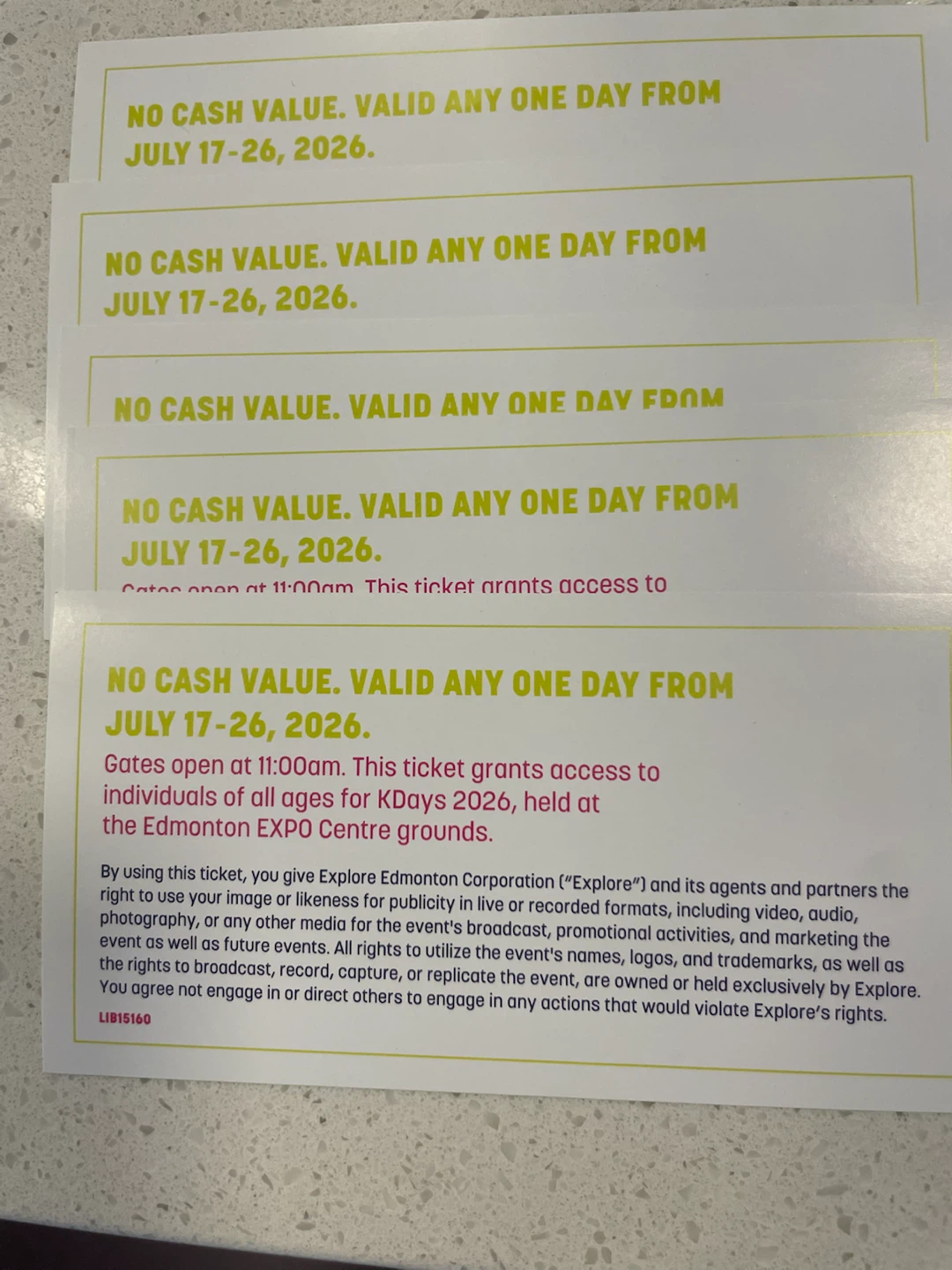 Kdays Admission Tickets. Valid for any day (July 17-26, 2026) - photo 2