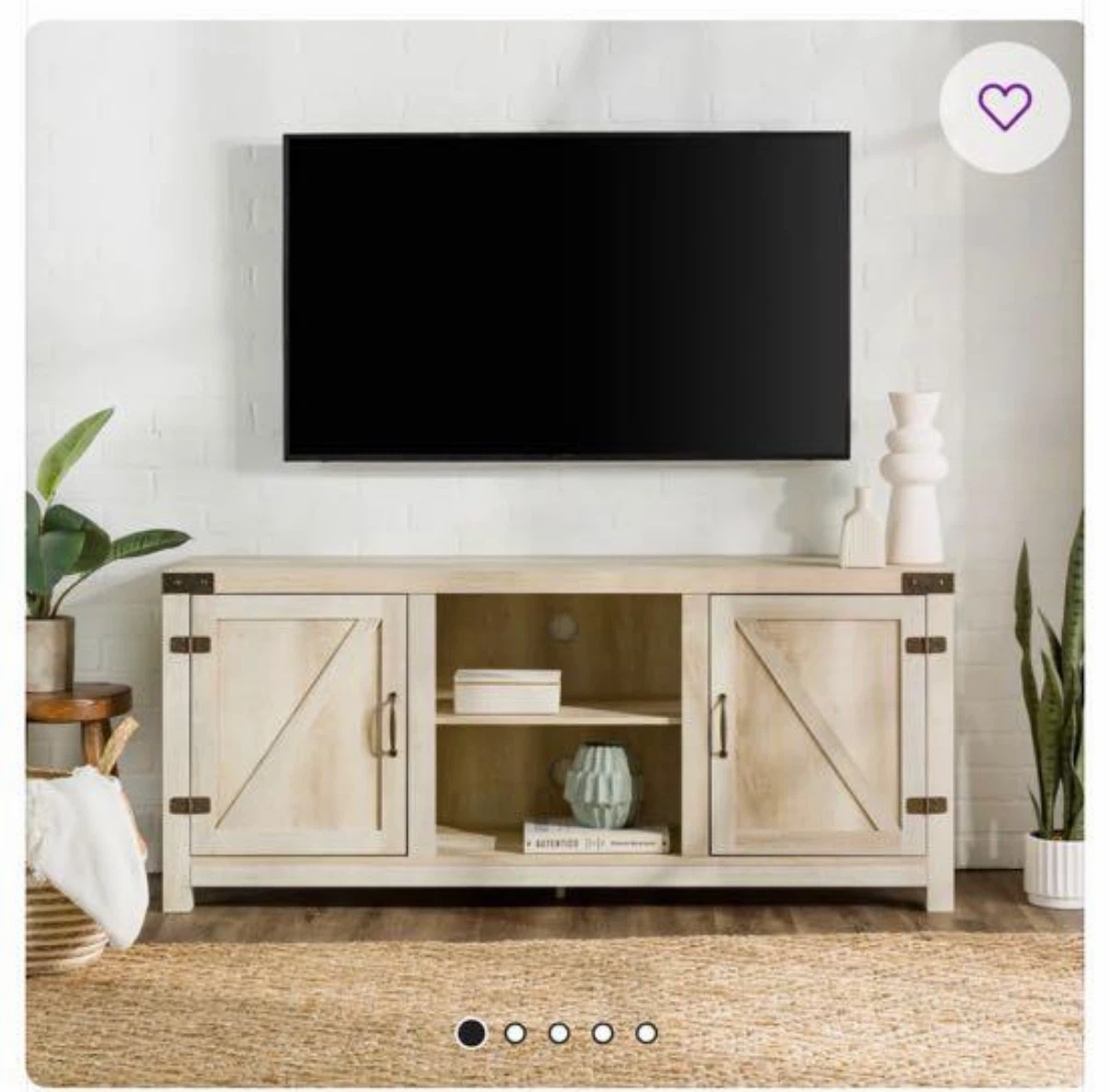 📺 Brand New 58" TV Console /  Center for 65" TVs – Sealed - photo 5