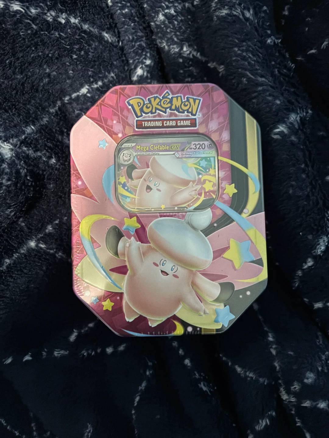 Pokemon Trading Card Game Mega Clefable EX Tin