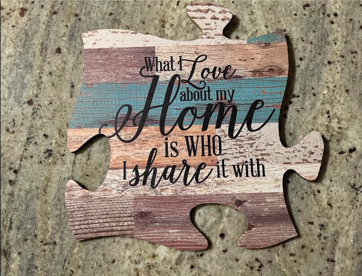 Puzzle Shaped Wall Decor