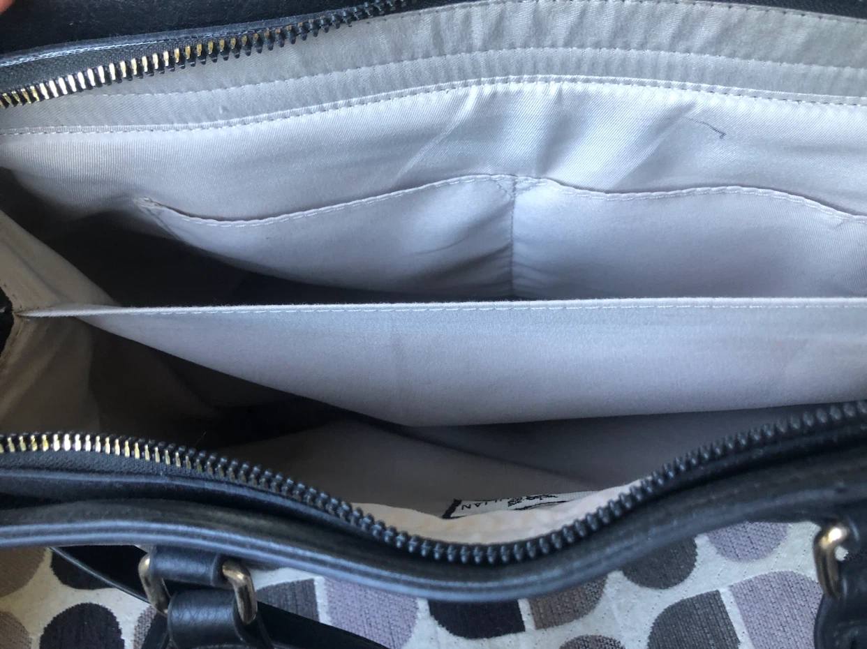 Black Faux Leather Tote Bag - photo 5