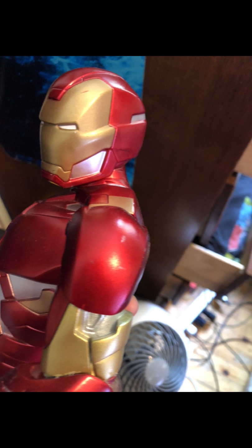 Iron Man Bust Coin Bank - photo 3