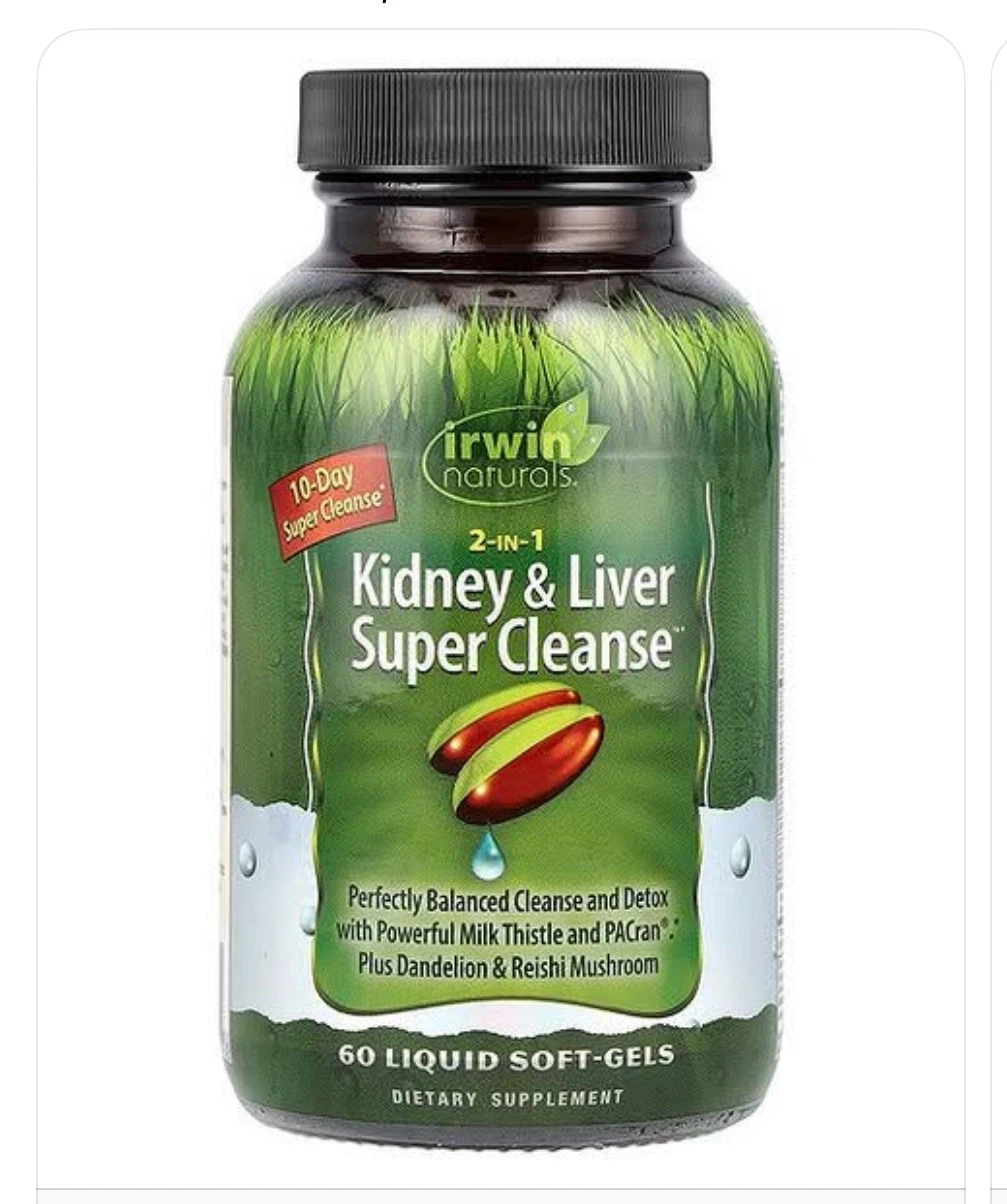 Irwin Naturals 2-in-1 Kidney & Liver Super Cleanse