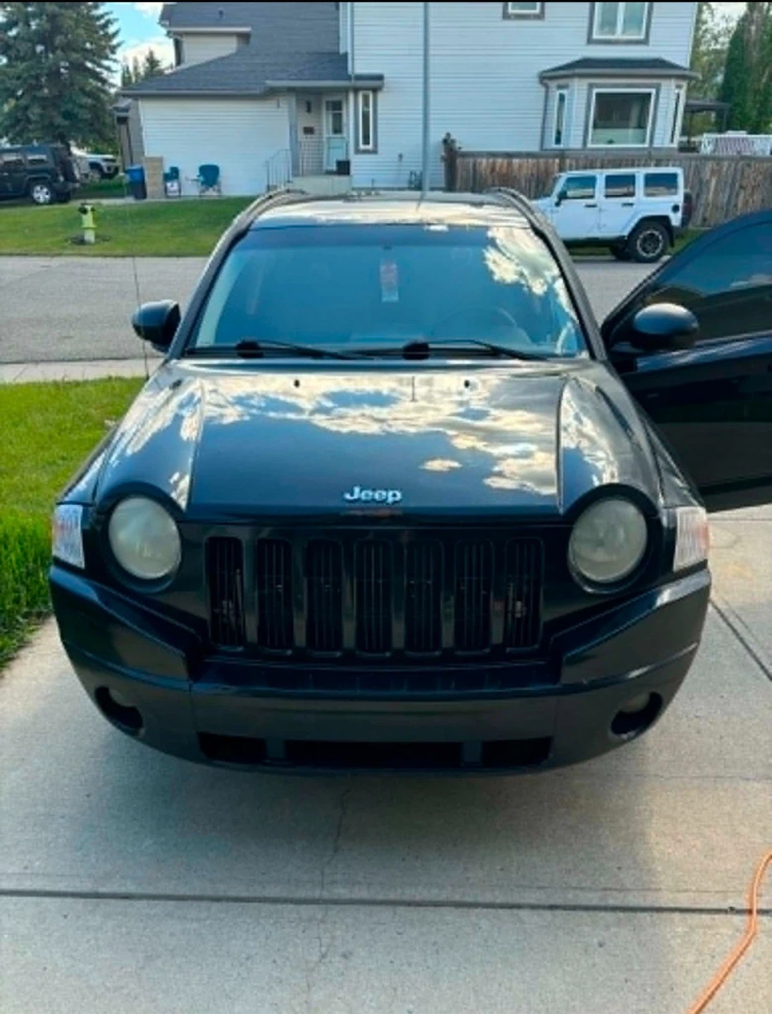 Black Jeep Compass SUV