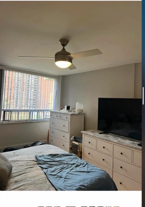 Ceiling fan with light and remote control