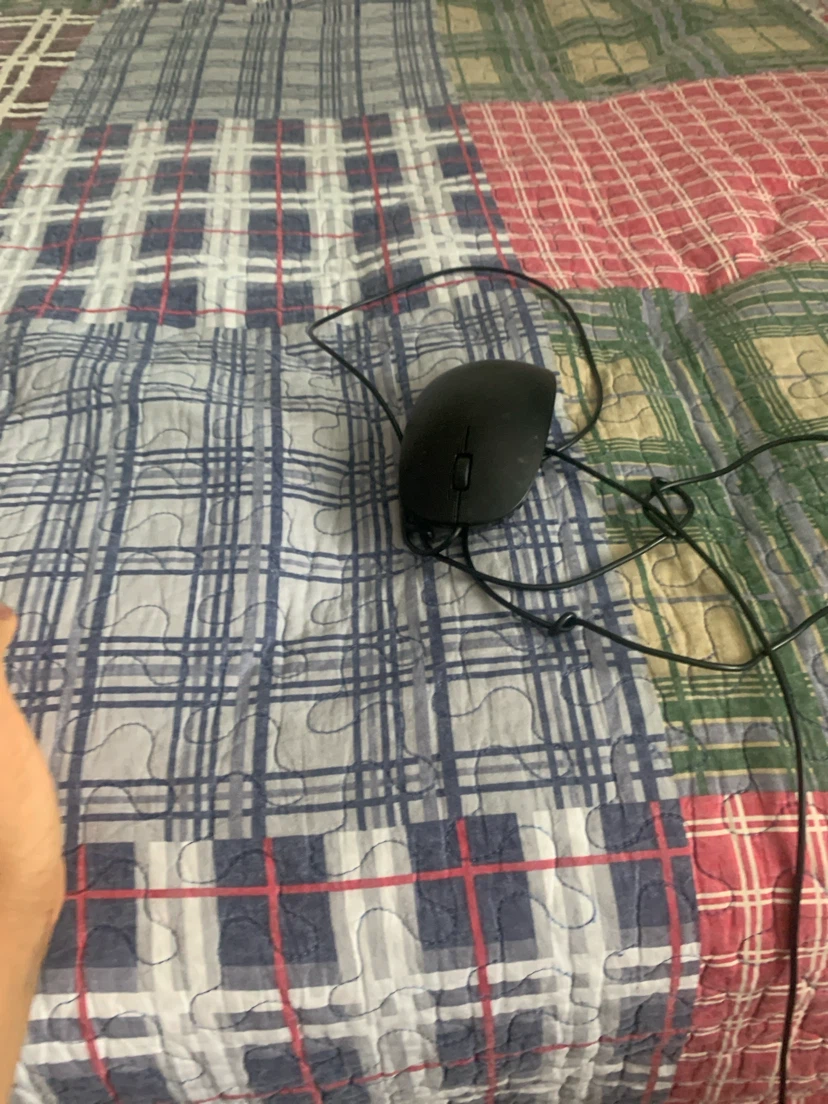 Black Wired Computer Mouse - photo 2