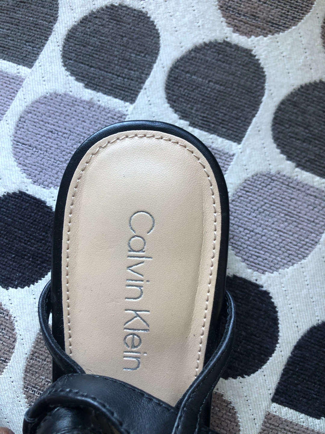 Calvin Klein Black Flat Shoes