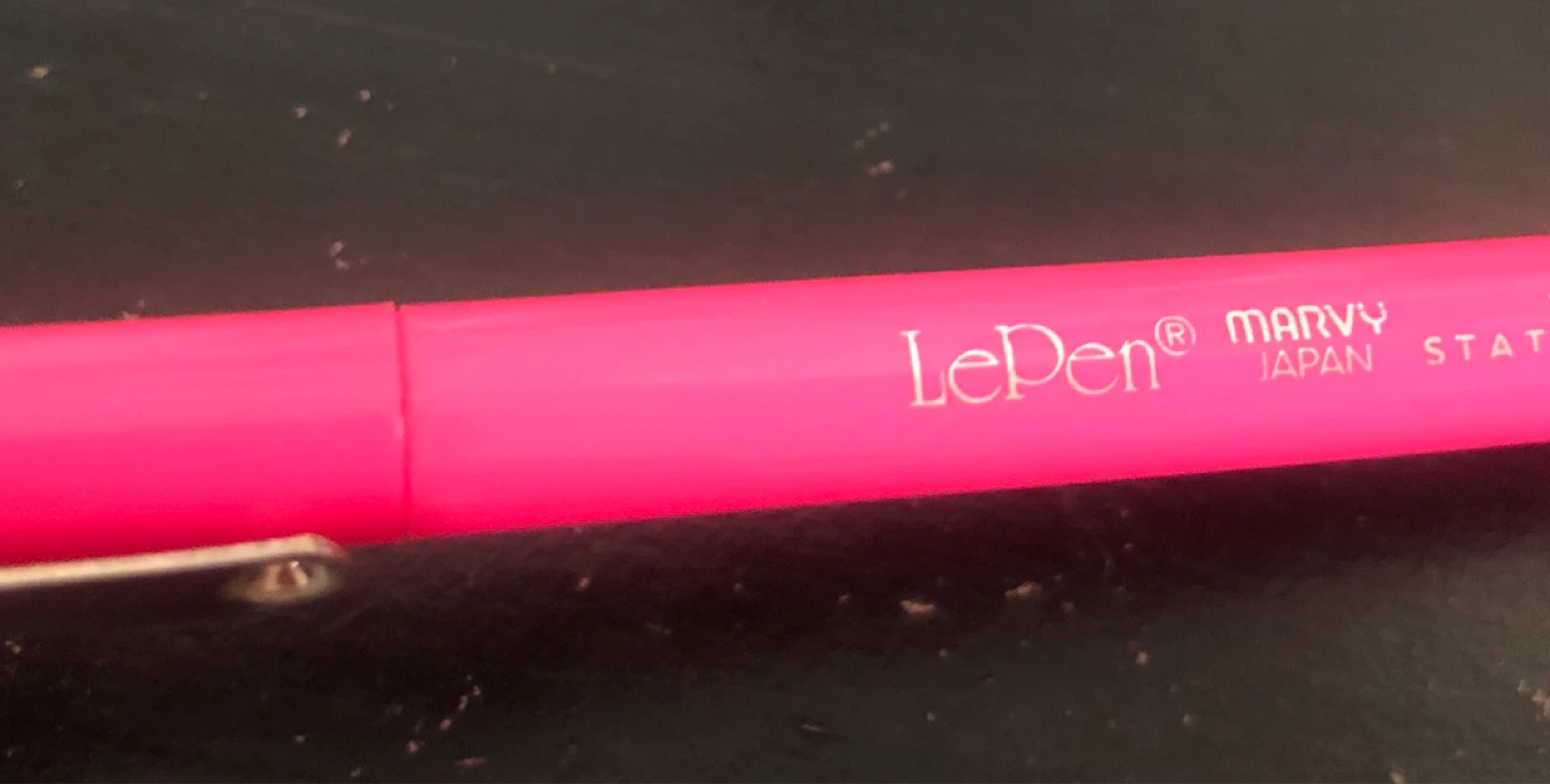 Marvy LePen Fine Point Marker - Pink - photo 2