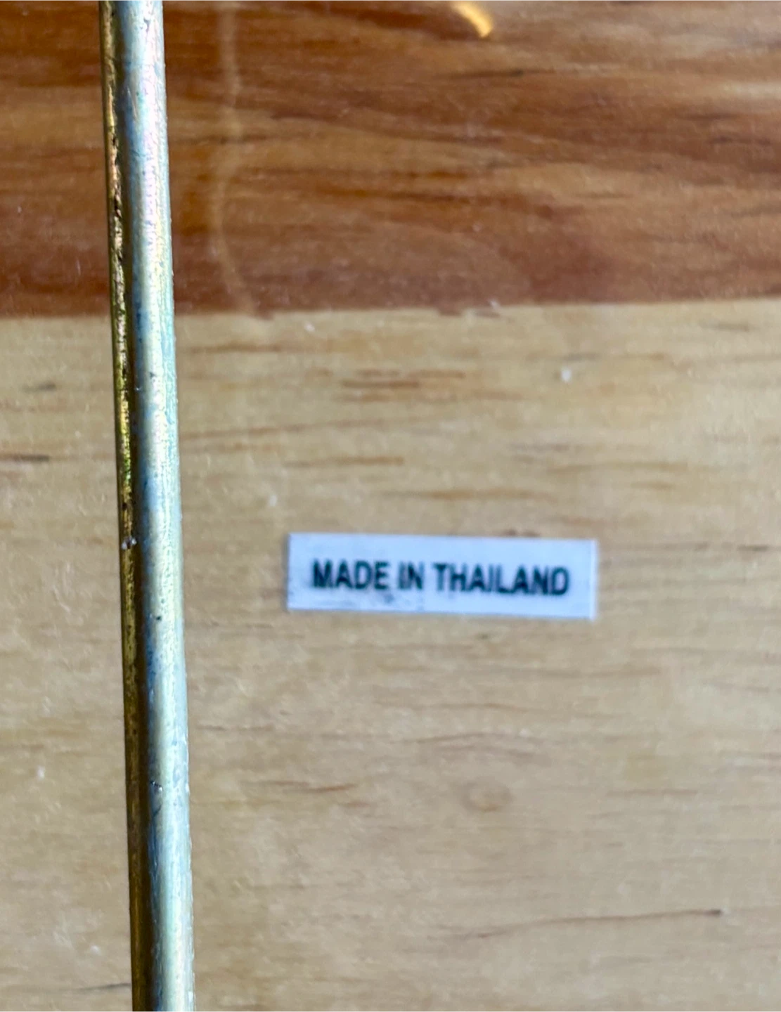 Beautiful Wooden Foldable Tray Table (Made in Thailand) - photo 5