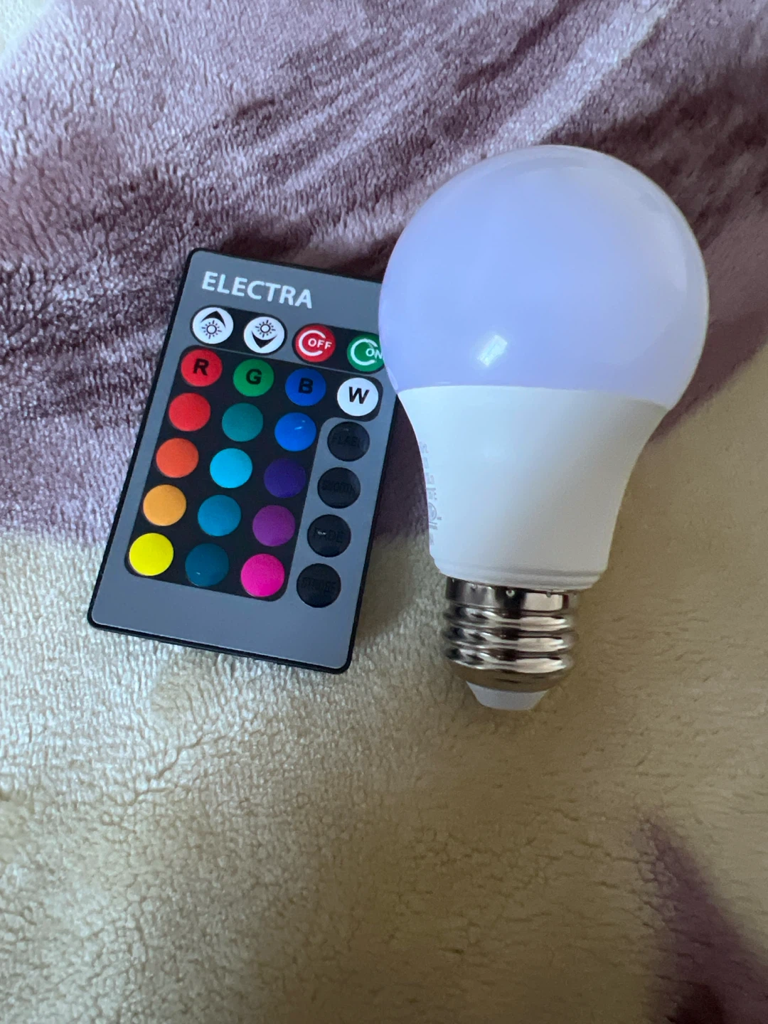Electra RGB LED Light Bulb with Remote