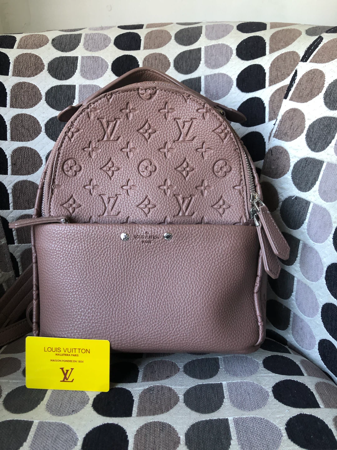 Louis Vuitton Monogram Empreinte Backpack Rose Poudré