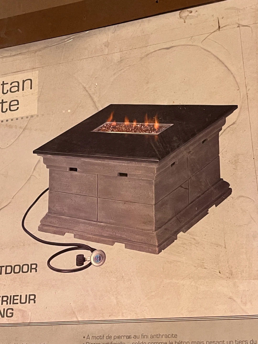 Corel Outdoor gas fire pit 15000btu