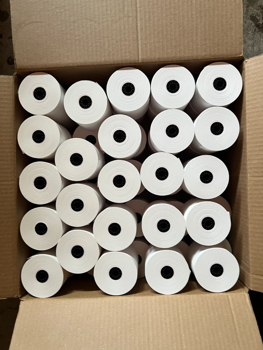 Box of Thermal Paper Rolls