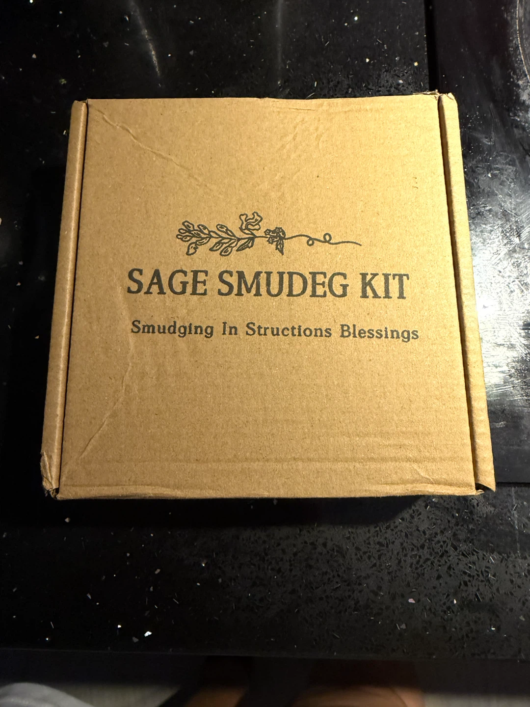 Sage Smudging Kit with Amethyst Crystal Necklace