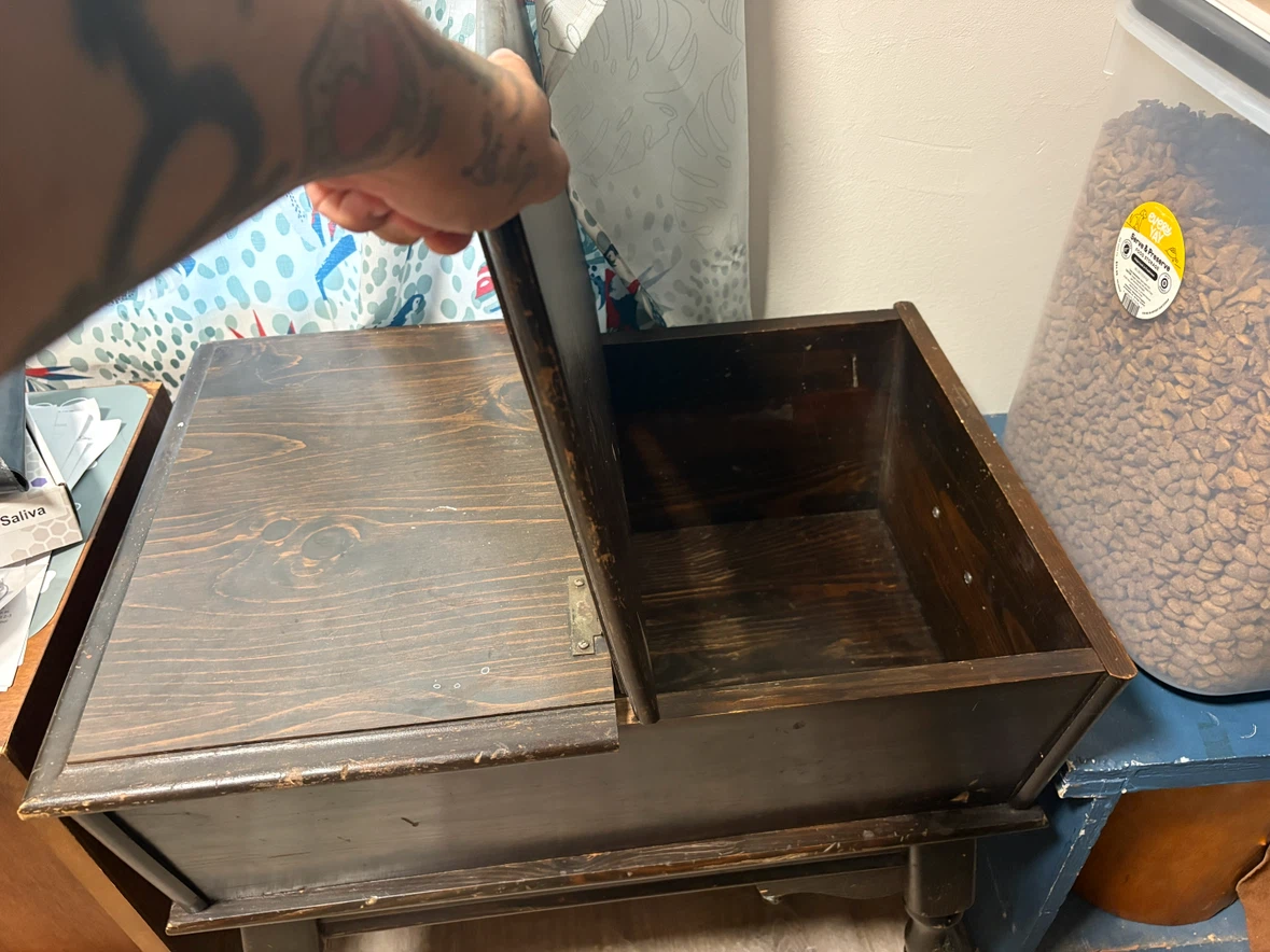 Vintage Wooden Storage Chest