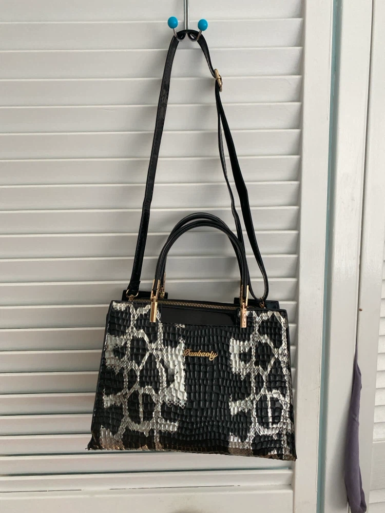 Danbaoly Faux Snakeskin Handbag