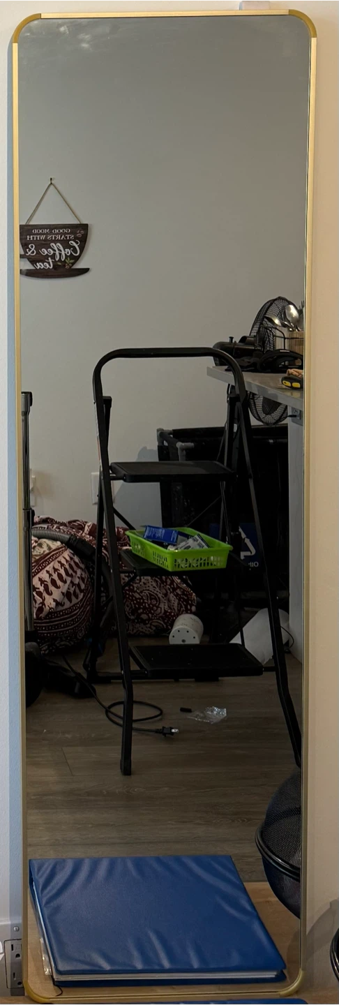 Gold Framed Full Length Mirror