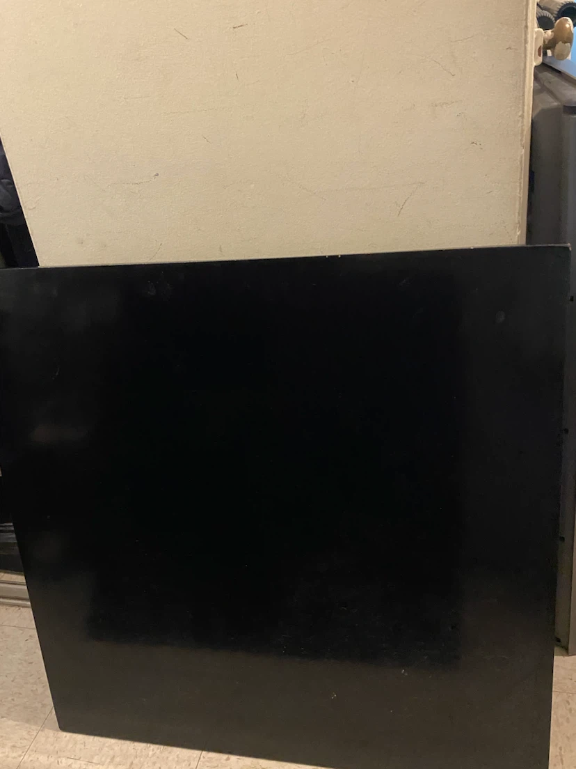 Black table