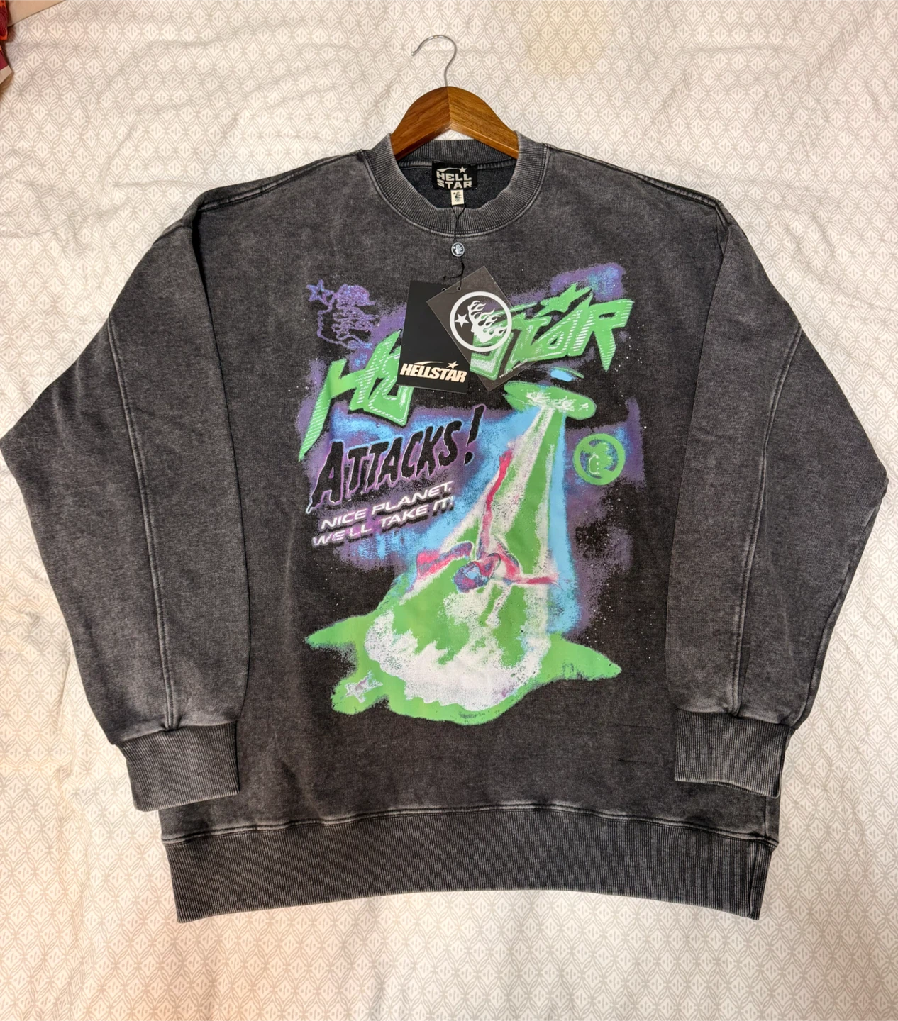 Hellstar Attacks Crewneck Sweatshirt