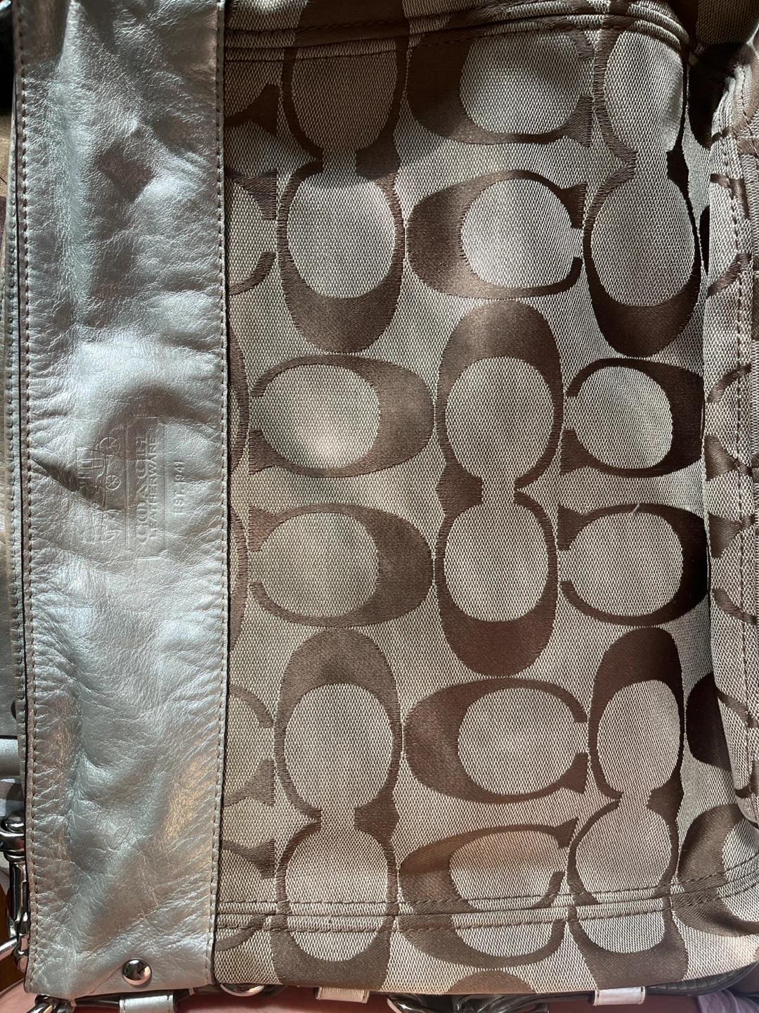 Y2K Coach Signature C Monogram Hobo Bag - photo 2