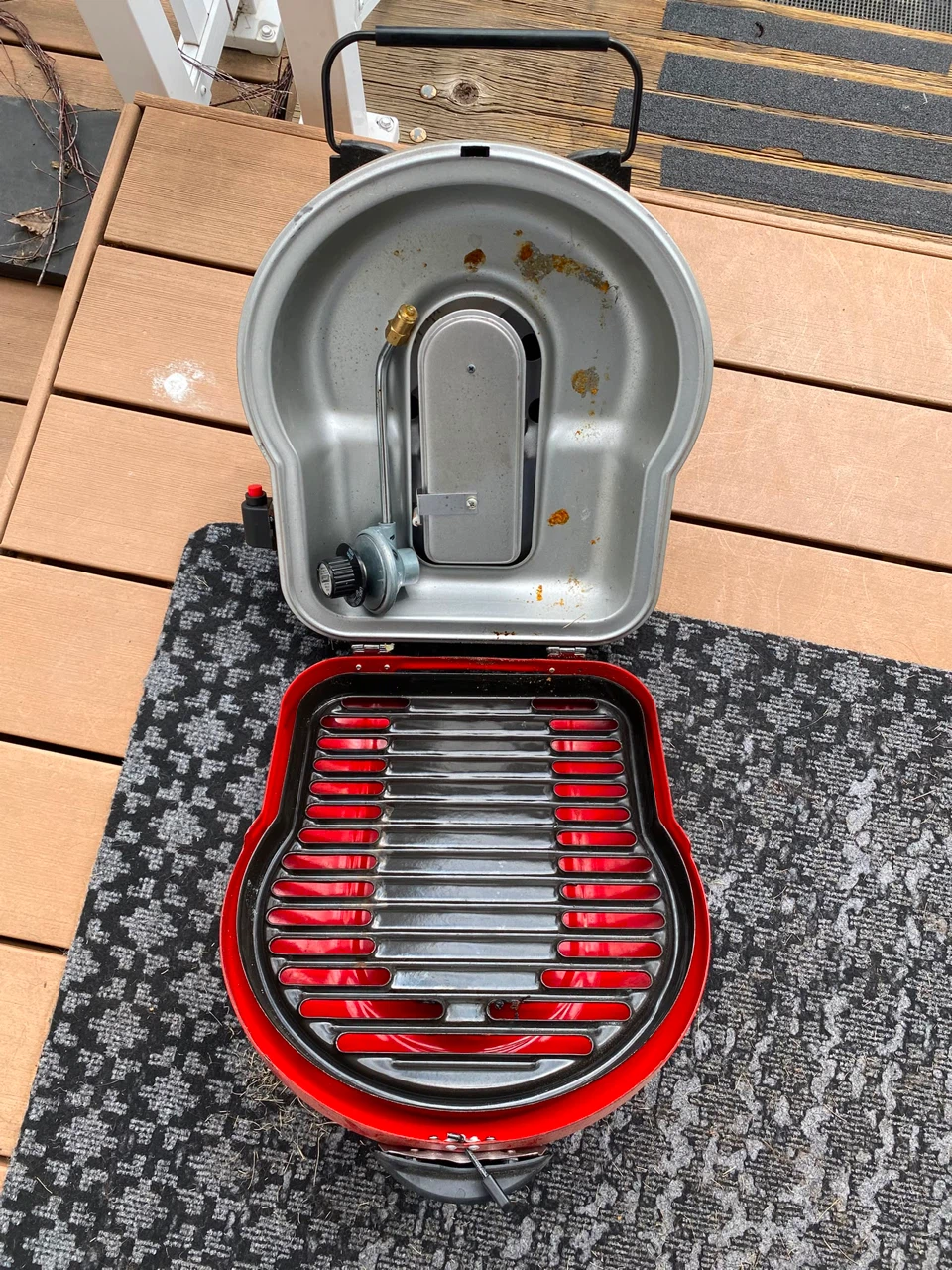 Coleman Red Portable Propane Grill - photo 3