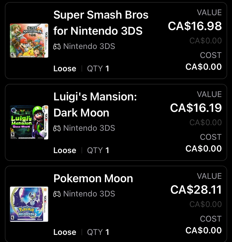 Nintendo 3DS Games: Luigi's Mansion, Smash Bros, Pokemon Moon - photo 2