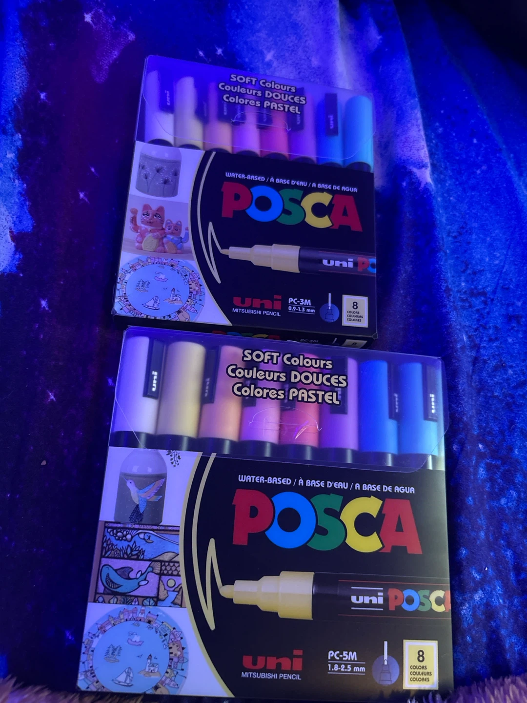 Posca PC-3M Soft Colours Marker Set