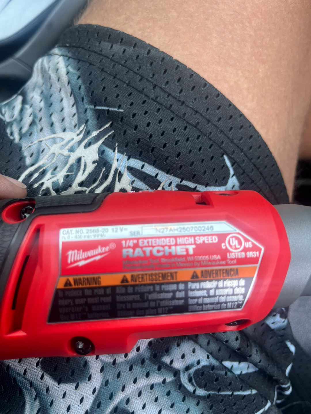 Milwaukee 1/4" Extended High Speed Ratchet - photo 2