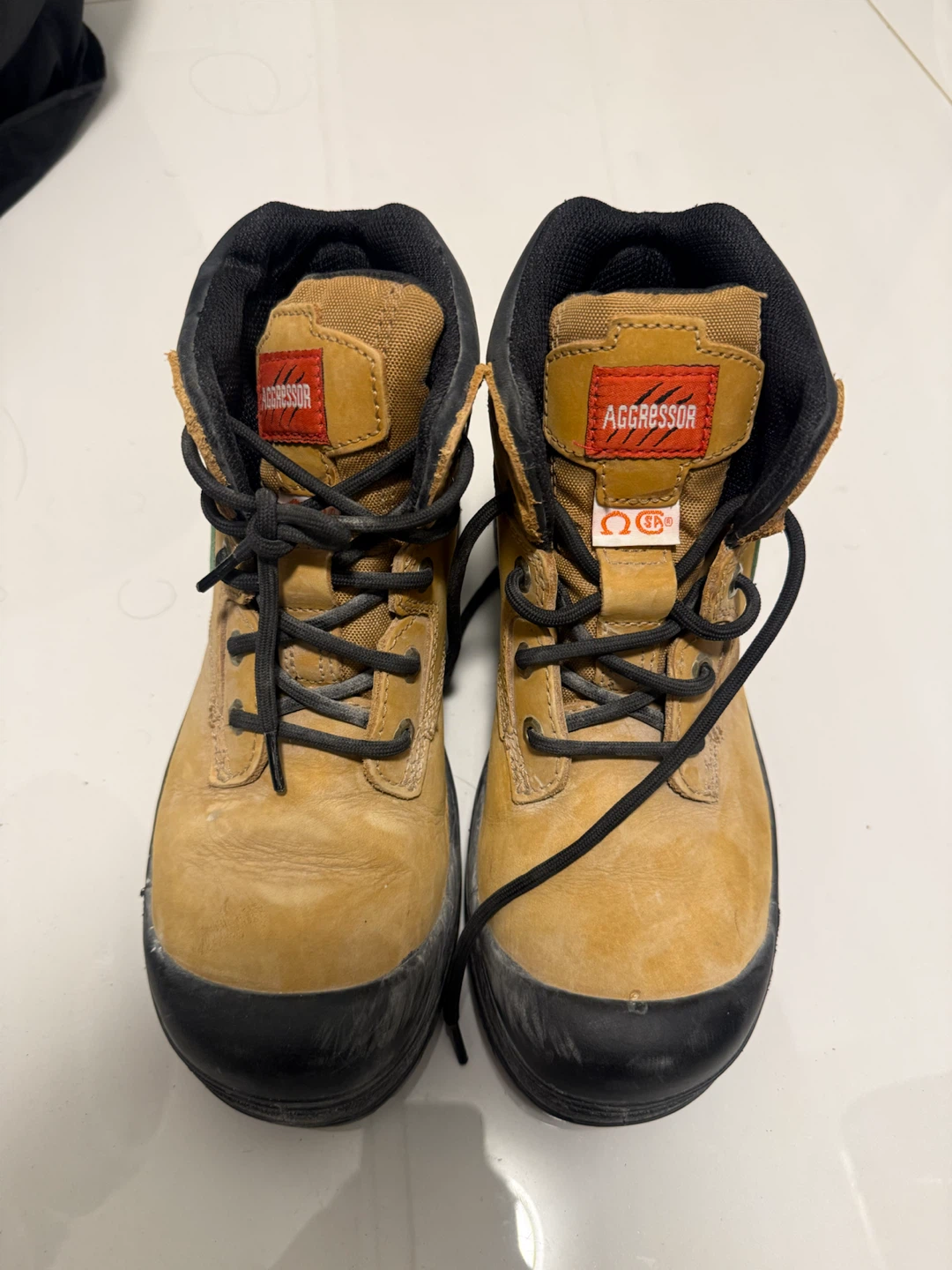 Aggressor Work Boots Size 7 women