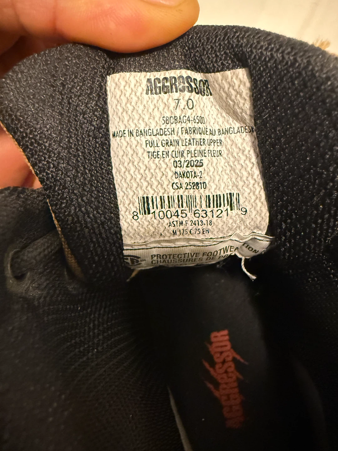 Aggressor Work Boots Size 7 women - photo 3