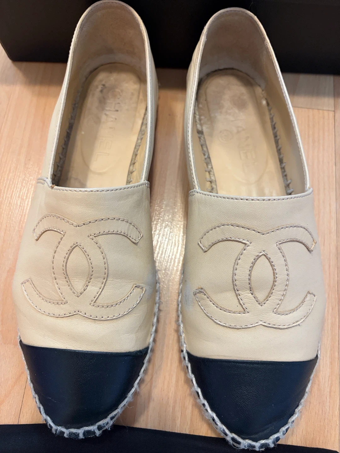 Chanel Espadrille Flats Size 40